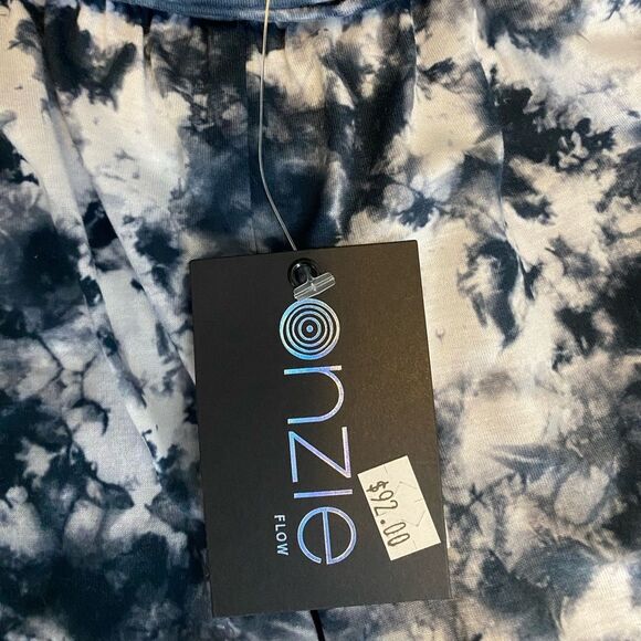 Onzie Gypsy Pants S/M. Black and white acid wash. - Picture 5 of 8